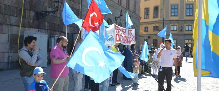 Urumçi olayları, İsveç'te protesto edildi